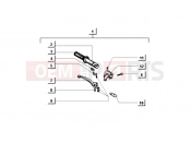 ape MIX 50CC 2T 1998-2008 throttle twist grip
