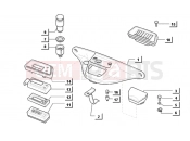 ape MIX 50CC 2T 1998-2008 upper central dashboard