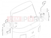 APE Calessino 200 2013-tól DRIVING MIRROR/S