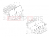 APE Calessino 200 2013-tól REAR SEATS