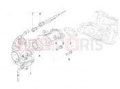 APE Calessino 200 2013-tól CARBURETTOR, ASSEMBLY - UNION PIPE