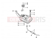 ape Calessino 2007-2012 Benzin tank