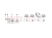 APE Calessino 2007-2012 SELECTORS - SWITCHES - BUTTONS