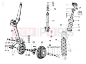 APE Classic 400 2014-től FORK/STEERING TUBE - STEERING BEARING UNIT