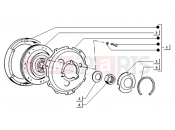 ape TM 703 DIESEL FL2 422CC 1997-2004 CLUTCH