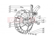 ape TM 703 DIESEL FL2 422CC 1997-2004 CLUTCH COVER (STEERING WHEEL)