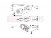 ape TM 703 DIESEL FL2 422CC 1997-2004 CONNECTOR BLOCK-MICROREMOTE SWITCH-TERMINAL BOARD