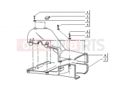 ape TM 703 DIESEL FL2 422CC 1997-2004 COOLING HOOD ELEMENTS
