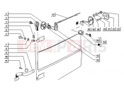 ape TM 703 DIESEL FL2 422CC 1997-2004 DOOR LOCK