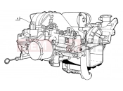 ape TM 703 DIESEL FL2 422CC 1997-2004 ENGINE, ASSY (STEERING WHEEL)
