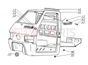 ape TM 703 DIESEL FL2 422CC 1997-2004 FRAME