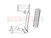 ape TM 703 DIESEL FL2 422CC 1997-2004 FRONT DAMPER