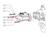 ape TM 703 DIESEL FL2 422CC 1997-2004 GEAR BOX FASTENERS (STEERING WHEEL)