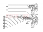 ape TM 703 DIESEL FL2 422CC 1997-2004 GEAR BOX UNIT (5 SPEED VERSION) (STEERING WHEEL)