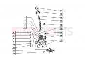 ape TM 703 DIESEL FL2 422CC 1997-2004 GEAR SELECTOR (STEERING WHEEL)