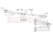 ape TM 703 DIESEL FL2 422CC 1997-2004 HANDLEBARS (HANDLEBARS)
