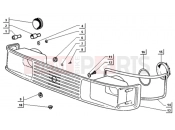 ape TM 703 DIESEL FL2 422CC 1997-2004 HEADLAMP HOLDER PROTECTION
