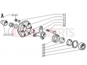 ape TM 703 DIESEL FL2 422CC 1997-2004 HUB-REAR WHEEL FLEXIBLE COUPLING