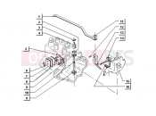 ape TM 703 DIESEL FL2 422CC 1997-2004 MAGNET CONTAINER-LEVERS