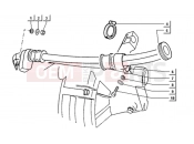 ape TM 703 DIESEL FL2 422CC 1997-2004 POSITIVE CABLE FASTENING