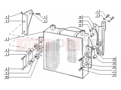 ape TM 703 DIESEL FL2 422CC 1997-2004 RADIATOR-ELECTRIC FAN