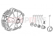 ape TM 703 DIESEL FL2 422CC 1997-2004 REAR DRUM FASTENER
