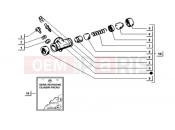 ape TM 703 DIESEL FL2 422CC 1997-2004 REAR WHEEL BRAKE CYLINDER