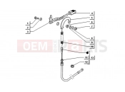 ape TM 703 DIESEL FL2 422CC 1997-2004 REVERSE GEAR CONTROL TRANSMISSION (HANDLEBARS)