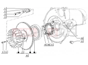 ape TM 703 DIESEL FL2 422CC 1997-2004 ROTOR WITH FAN