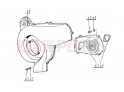 ape TM 703 DIESEL FL2 422CC 1997-2004 SCROLL COVER-BELT COVER