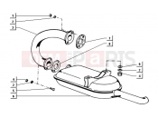 ape TM 703 DIESEL FL2 422CC 1997-2004 SILENCER