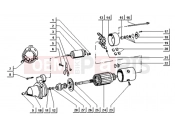 ape TM 703 DIESEL FL2 422CC 1997-2004 STARTING MOTOR