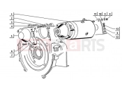 ape TM 703 DIESEL FL2 422CC 1997-2004 STARTING MOTOR