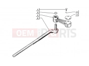 ape TM 703 DIESEL FL2 422CC 1997-2004 STEERING COLUMN CONTROL ARM (STEERING WHEEL)