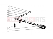 ape TM 703 DIESEL FL2 422CC 1997-2004 TIE ROD CABIN SIDE (STEERING WHEEL)