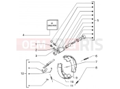 ape TM 703 DIESEL LCS 422CC 2005-től FRONT BRAKE CYLINDERS - CALIPER
