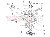 ape TM 703 DIESEL LCS 422CC 2005-től GEAR SELECTOR (STEERING WHEEL)