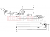 ape TM 703 DIESEL LCS 422CC 2005-től HANDLEBARS (HANDLEBARS)