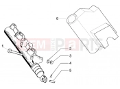 ape TM 703 DIESEL LCS 422CC 2005-től MASTER CYLINDER FASTENER (STEERING WHEEL)