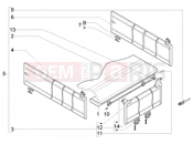 ape TM 703 DIESEL LCS 422CC 2005-től PICK-UP PLAN (ALUMINIUM)