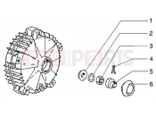 ape TM 703 DIESEL LCS 422CC 2005-től REAR DRUM FAST.