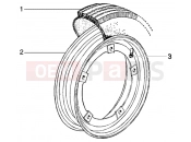 ape TM 703 DIESEL LCS 422CC 2005-től WHEEL (HANDLEBARS)